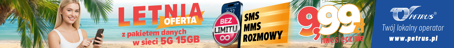 Oferta letnia z pakietem danych