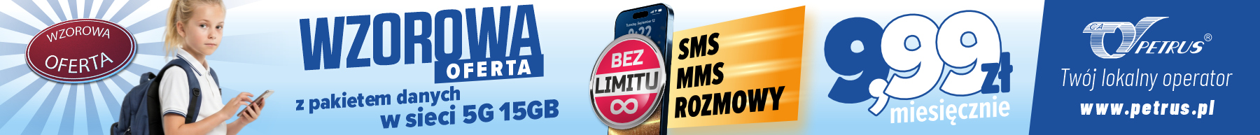 Oferta wzorowa z pakietem danych