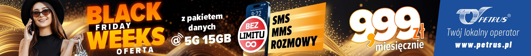 BLACK FRIDAY WEEKS oferta z pakietem danych