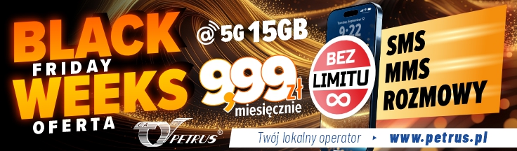 BLACK FRIDAY WEEKS oferta z pakietem danych